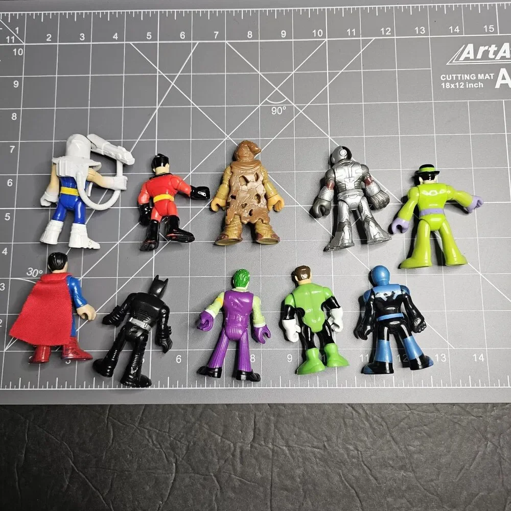 Lot of  10 Fisher Price Imaginext DC Super Friends